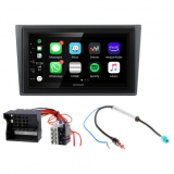 OPEL KENWOOD DMX5020BTS APPLE CARPLAY, ANDROID AUTO FEJEGYSÉG SZETT, QUADLOCK