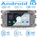 Android 10.0 OS Ford S-MAX,FOCUS,MONDEO Ezüst