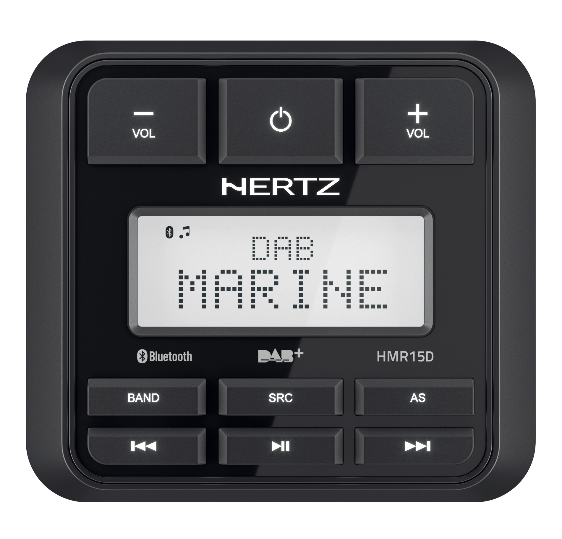 Hertz - HMR 15D - Hajós, Motor, Powersport digitális médialejátszó DAB+ tunerrel
