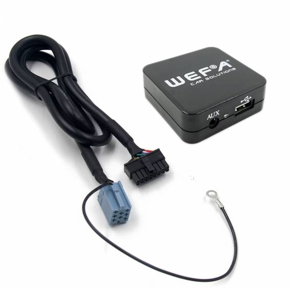 Wefa WF-605 (Volkswagen, Seat, Audi, Skoda Mini ISO) USB, Aux illesztő. A Wefa W