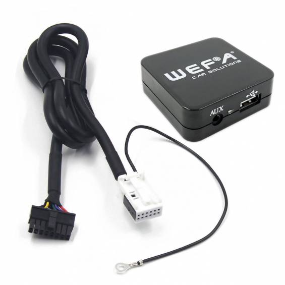 WEFA WF-605 MP3/USB/AUX ILLESZTŐ (VOLKSWAGEN, QUADLOCK)