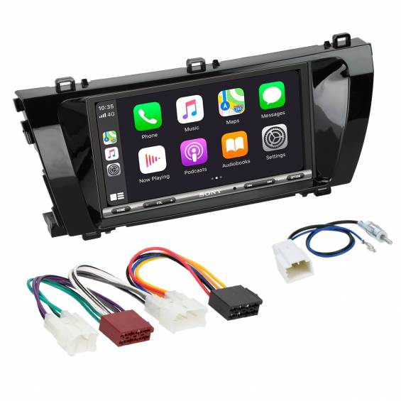TOYOTA COROLLA E170 SONY XAV-AX3250 APPLE CARPLAY, ANDROID AUTO FEJEGYSÉG SZETT