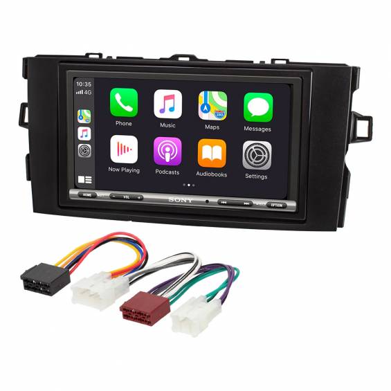 TOYOTA AURIS SONY XAV-AX3250 APPLE CARPLAY, ANDROID AUTO FEJEGYSÉG SZETT