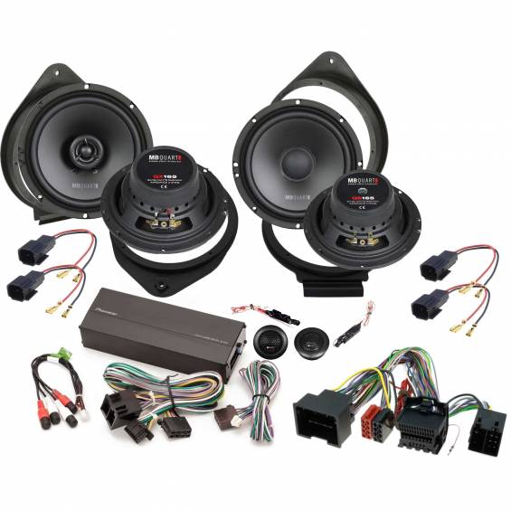 OPEL, CHEVROLET 1 MB QUART QS, PIONEER POWERED 400W HANGSZÓRÓ SZETT