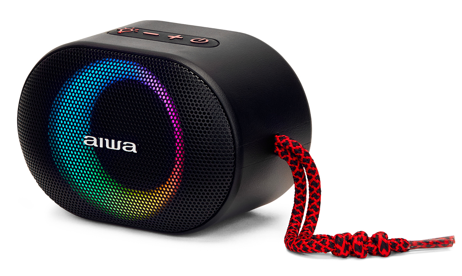Aiwa BST-330RD Hordozható Japán Bluetooth hangszóró Hyper Bass mélyhangokkal - A hordozható hangerő!