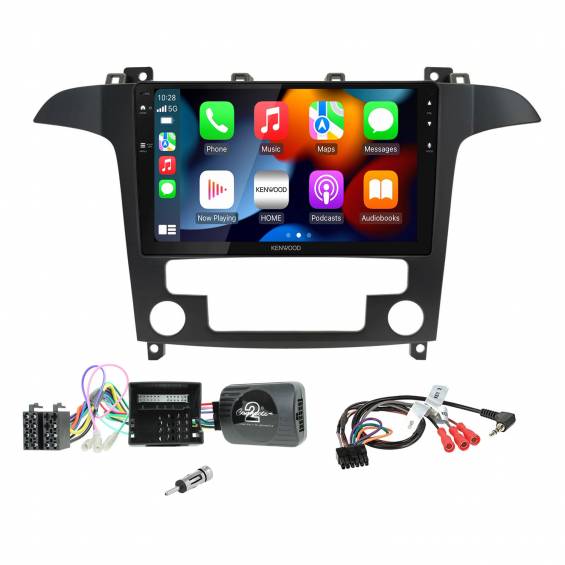Ford Galaxy, S-Max Kenwood DMX80AXS 9"-os Apple CarPlay, Android Auto fejegység szett