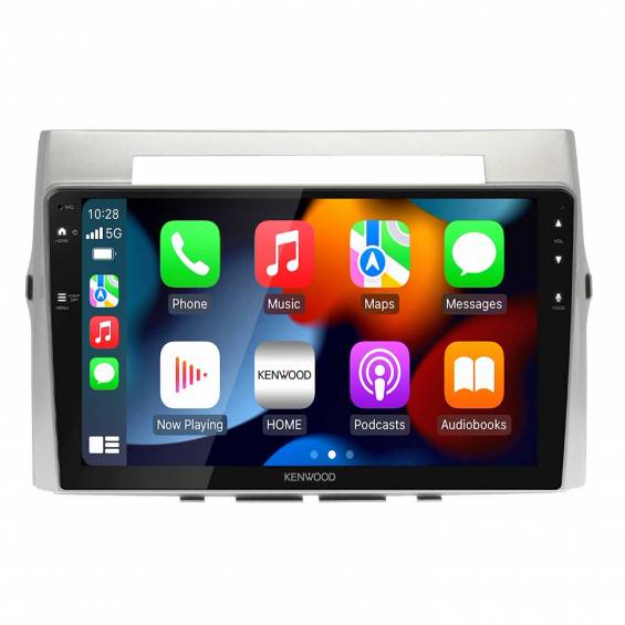 Toyota Corolla Verso Kenwood DMX80AXS 9"-os Apple CarPlay, Android Auto fejegység szett