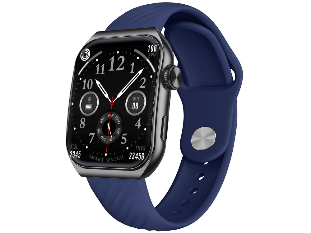 Trevi T-FIT 400 C Black– Smartwatch AMOLED kijelzővel, ívelt dizájnnal és hívásfunkcióval fekete színben