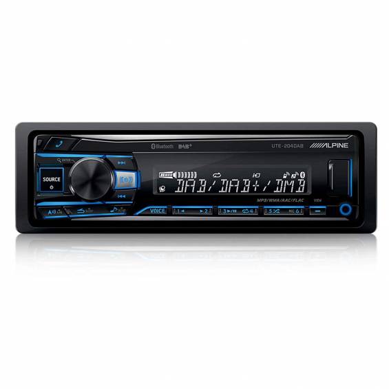 Alpine UTE-204DAB Bluetooth Autórádió USB, DAB Tuner