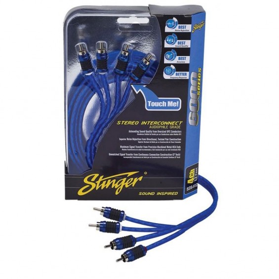 STINGER 6000 SI6417 5,2M AUDIOFIL 4 CSATORNÁS RCA KÁBEL