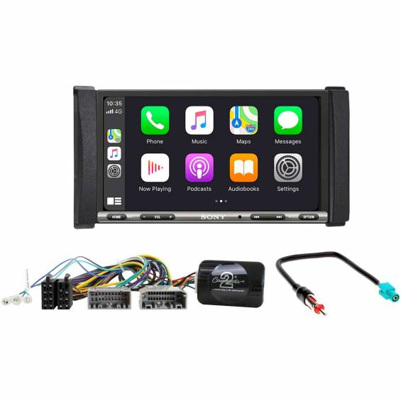 Chrysler, Jeep Sony XAV-AX3250 Apple CarPlay, Android Auto fejegység szett