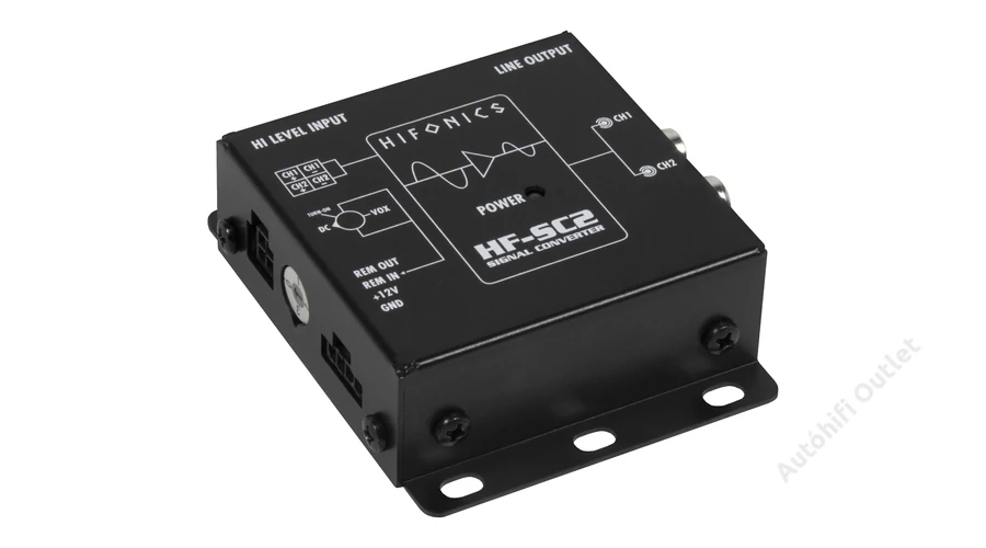 HIFONICS HF-SC2, 2 csatornás jelszint átalakító