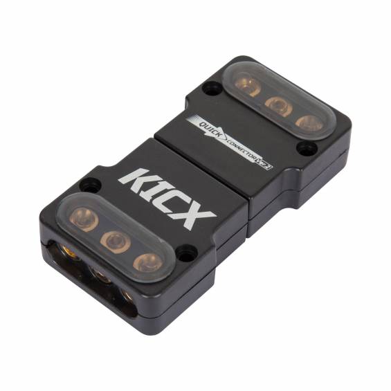 Kicx Quick Connector Tápkábel, erősítő csatlakozó, 3 pólusú