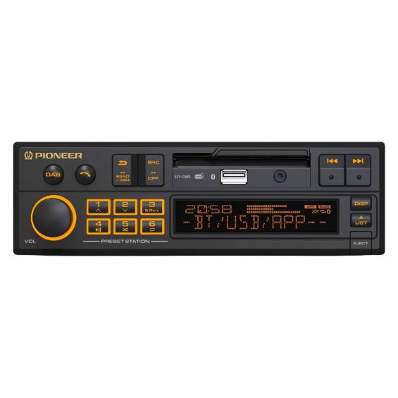 Pioneer SXT-C10PS RETRO Autórádió Bluetooth USB DAB